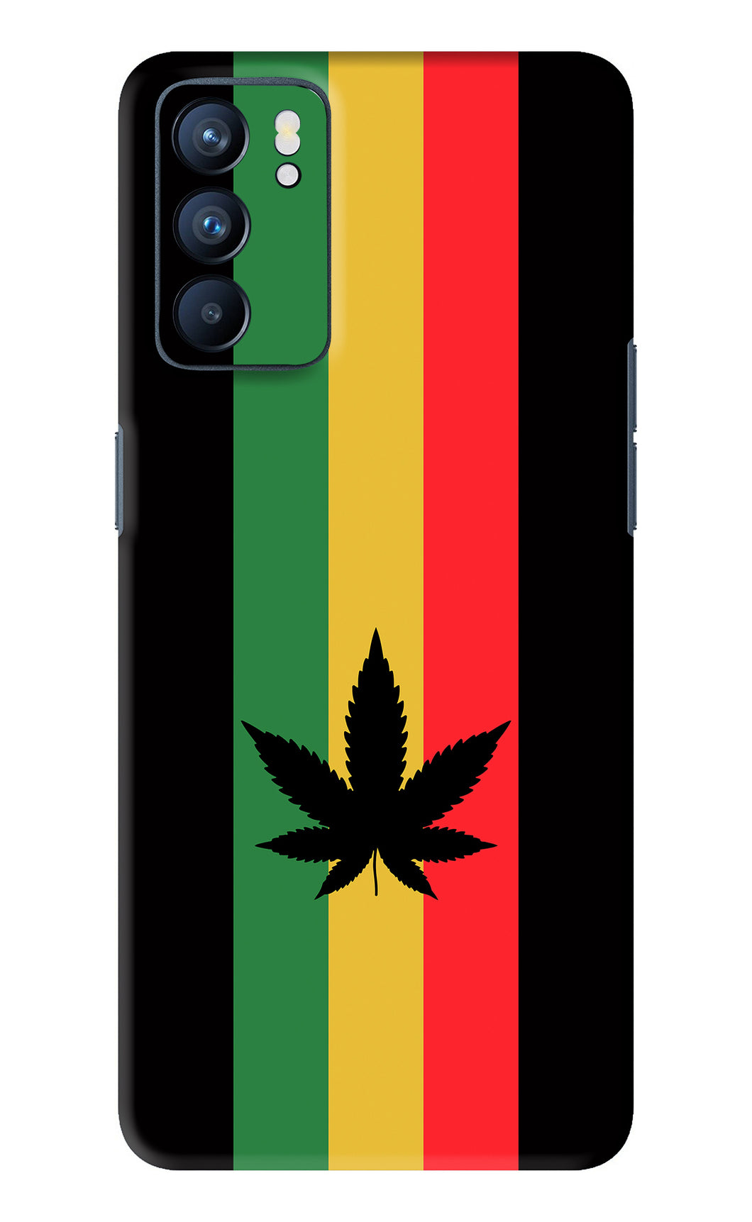 Weed Flag Oppo Reno 6 Back Skin Wrap