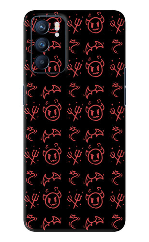 Devil Oppo Reno 6 Back Skin Wrap