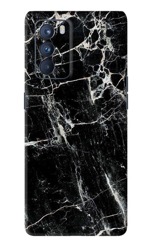 Black Marble Texture 1 Oppo Reno 6 Pro 5G Back Skin Wrap
