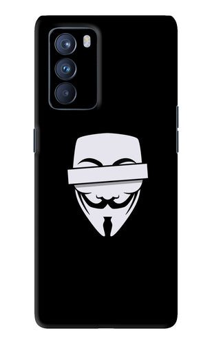 Anonymous Face Oppo Reno 6 Pro 5G Back Skin Wrap