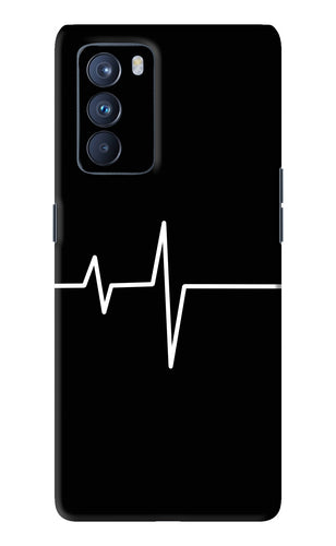 Heart Beats Oppo Reno 6 Pro 5G Back Skin Wrap