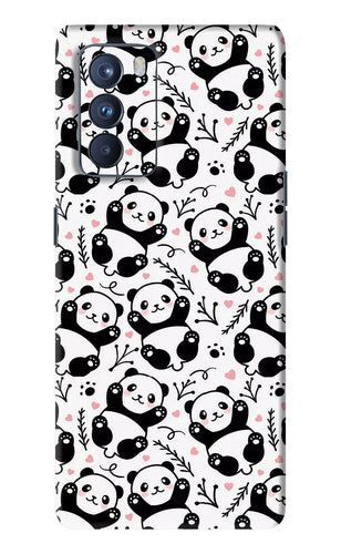 Cute Panda Oppo Reno 6 Pro 5G Back Skin Wrap