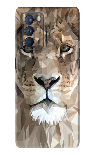 Lion Art Oppo Reno 6 Pro 5G Back Skin Wrap