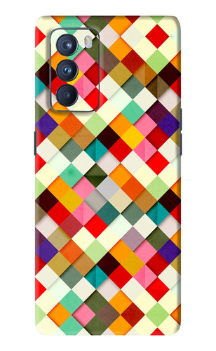 Geometric Abstract Colorful Oppo Reno 6 Pro 5G Back Skin Wrap