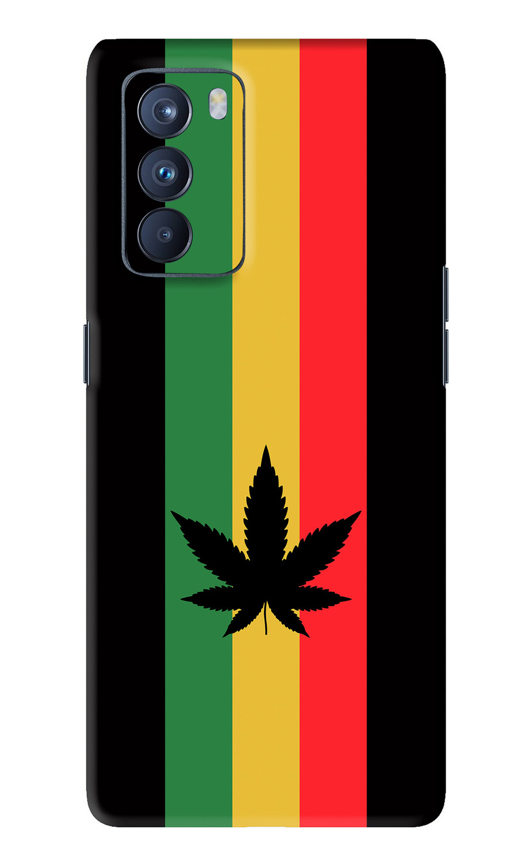 Weed Flag Oppo Reno 6 Pro 5G Back Skin Wrap