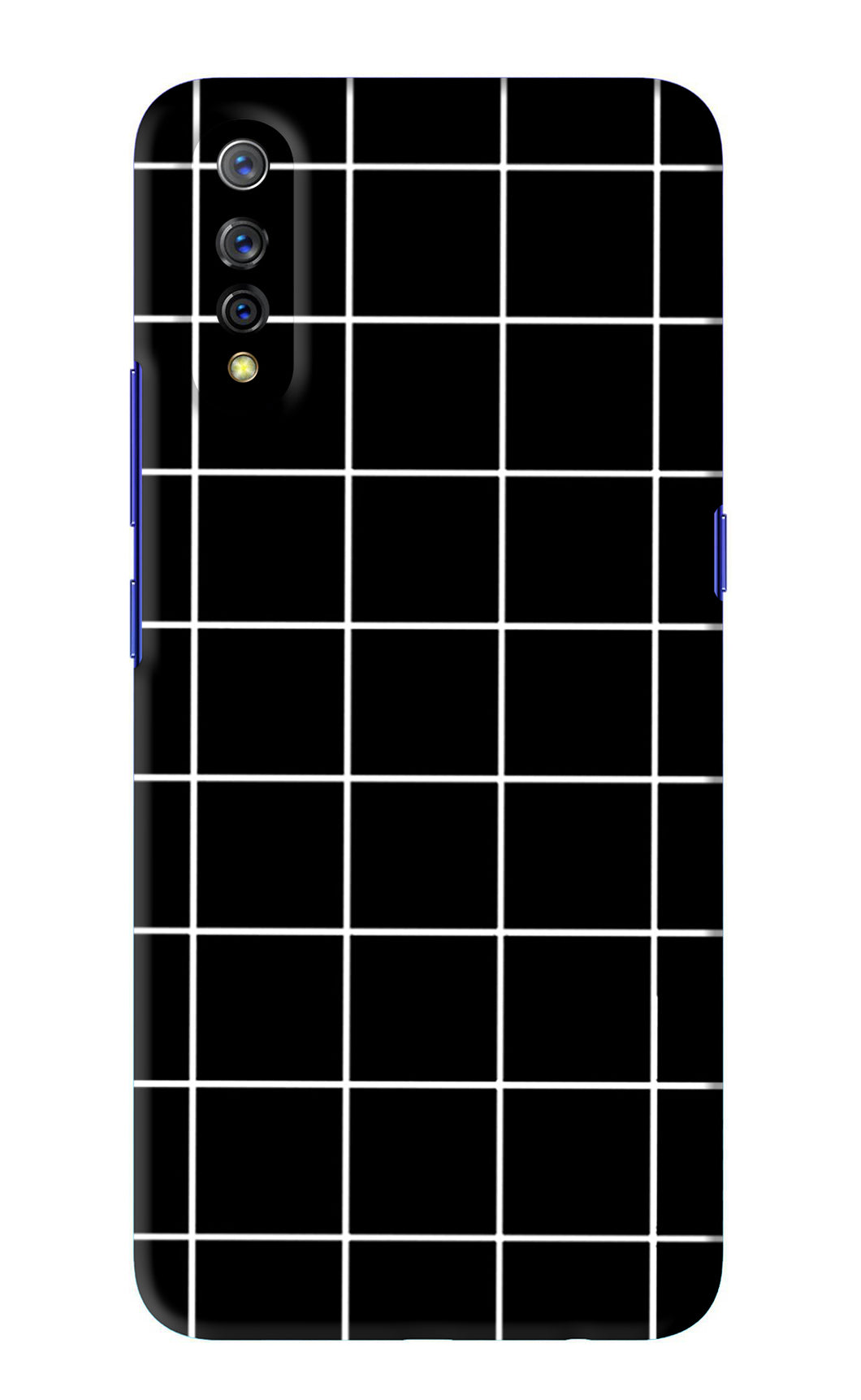White Grid Vivo S1 Back Skin Wrap