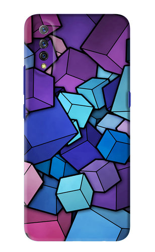Cubic Abstract Vivo S1 Back Skin Wrap