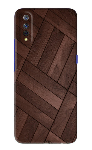 Wooden Texture Design Vivo S1 Back Skin Wrap