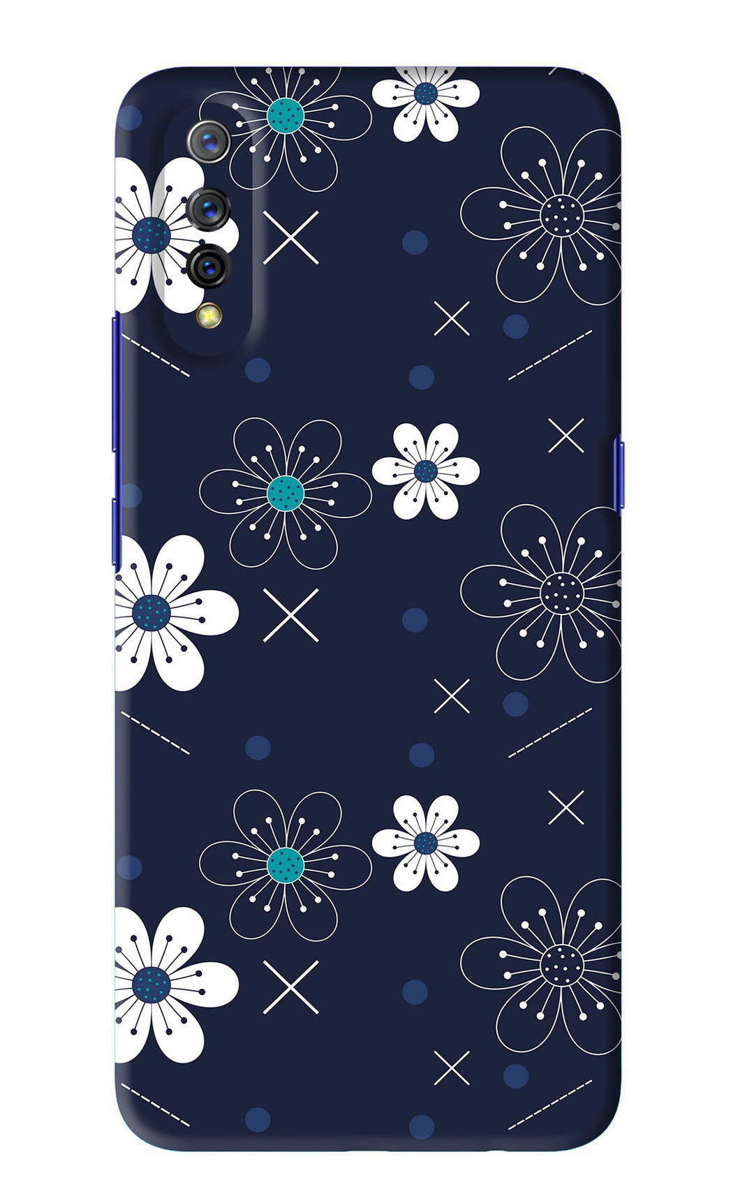 Flowers 4 Vivo S1 Back Skin Wrap