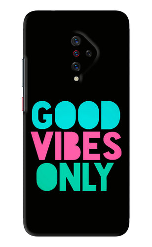 Quote Good Vibes Only Vivo S1 Pro Back Skin Wrap