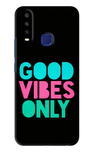 Quote Good Vibes Only Vivo U10 Back Skin Wrap