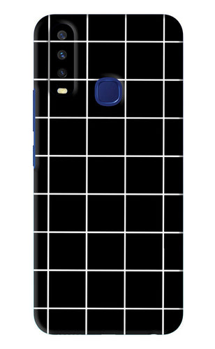 White Grid Vivo U10 Back Skin Wrap