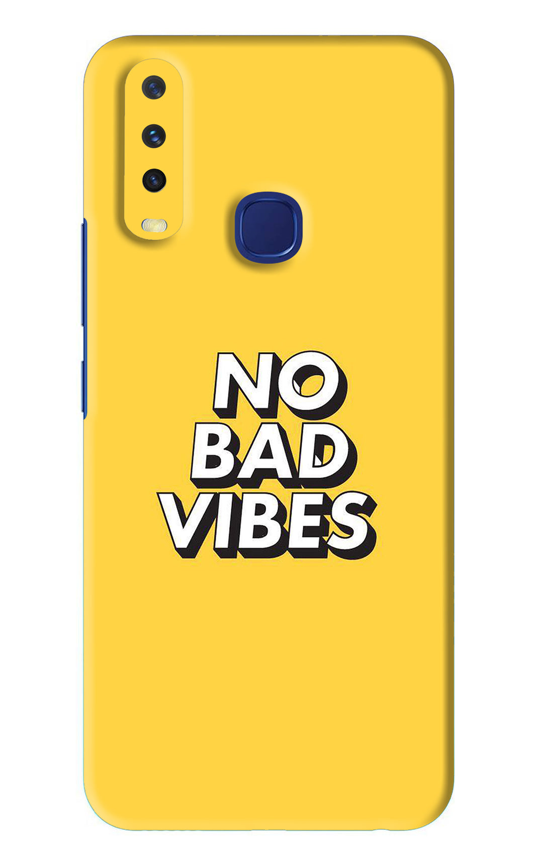 No Bad Vibes Vivo U10 Back Skin Wrap