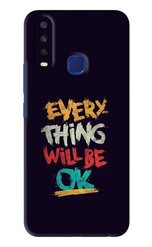 Everything Will Be Ok Vivo U10 Back Skin Wrap