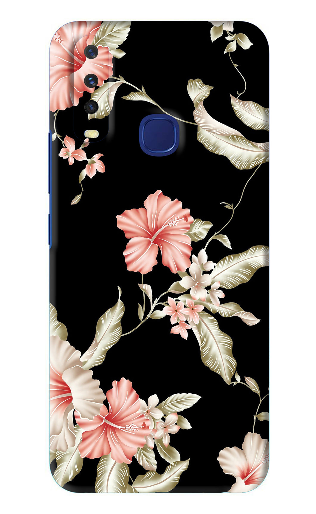 Flowers 2 Vivo U10 Back Skin Wrap