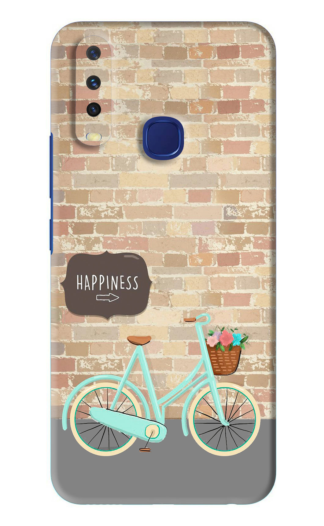 Happiness Artwork Vivo U10 Back Skin Wrap