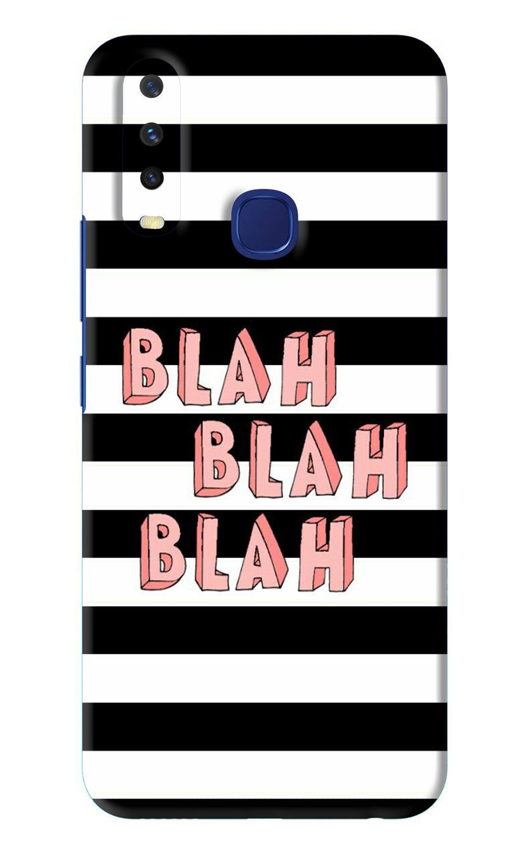 Blah Blah Blah Vivo U10 Back Skin Wrap
