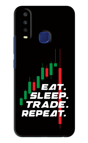 Eat Sleep Trade Repeat Vivo U10 Back Skin Wrap