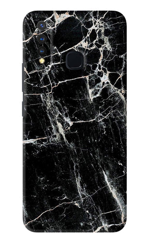 Black Marble Texture 1 Vivo U20 Back Skin Wrap
