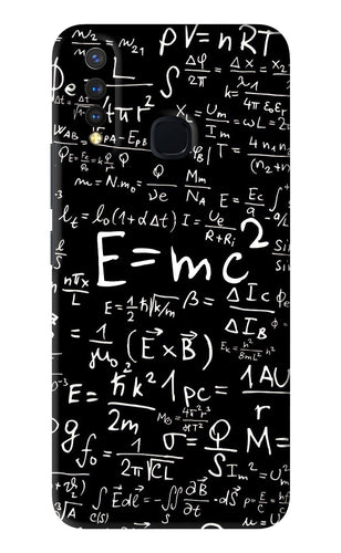 Physics Albert Einstein Formula Vivo U20 Back Skin Wrap