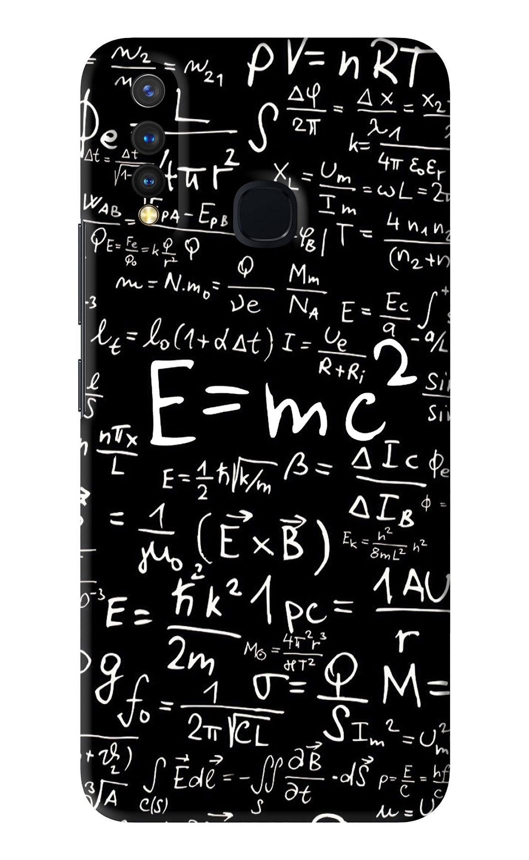 Physics Albert Einstein Formula Vivo U20 Back Skin Wrap