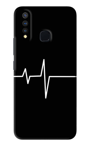 Heart Beats Vivo U20 Back Skin Wrap