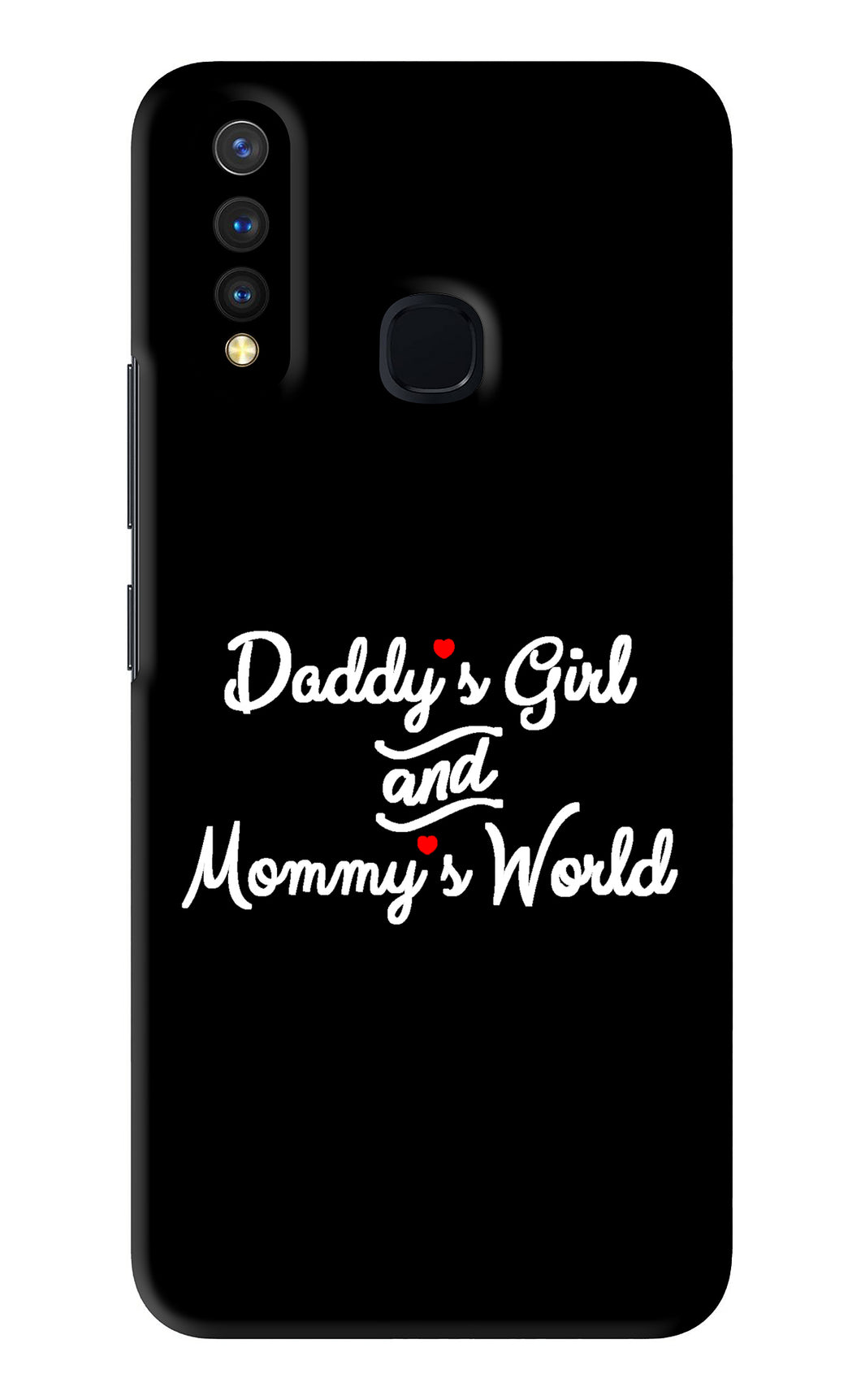 Daddy's Girl and Mommy's World Vivo U20 Back Skin Wrap