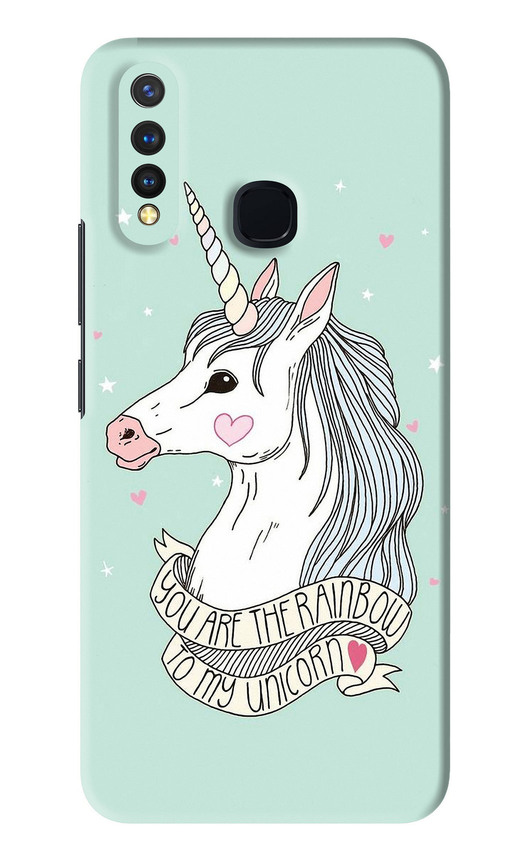 Unicorn Wallpaper Vivo U20 Back Skin Wrap