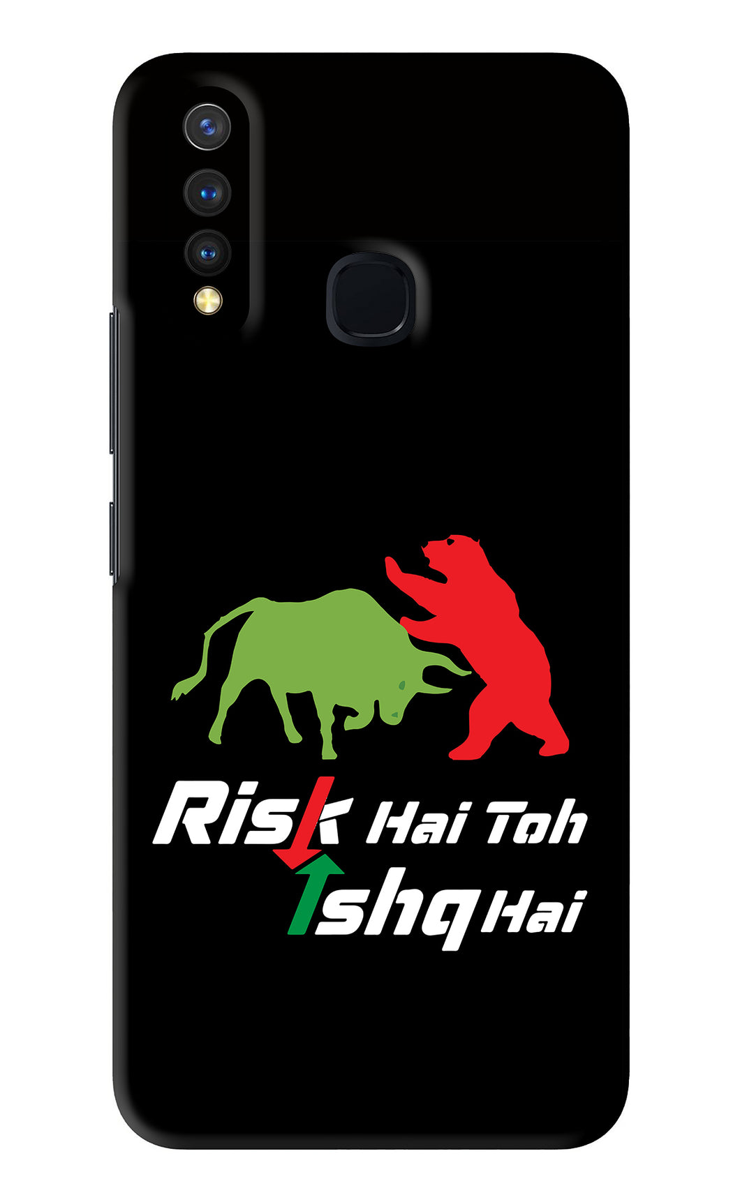 Risk Hai Toh Ishq Hai Vivo U20 Back Skin Wrap