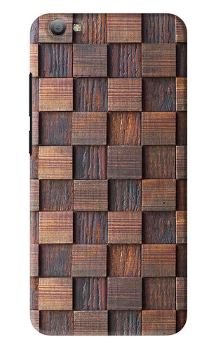 Wooden Cube Design Vivo V5 Back Skin Wrap