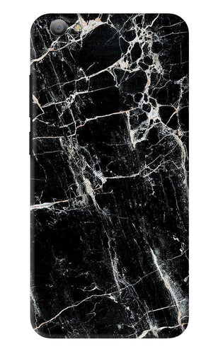 Black Marble Texture 1 Vivo V5 Back Skin Wrap