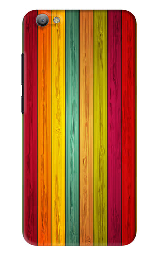 Multicolor Wooden Vivo V5 Back Skin Wrap