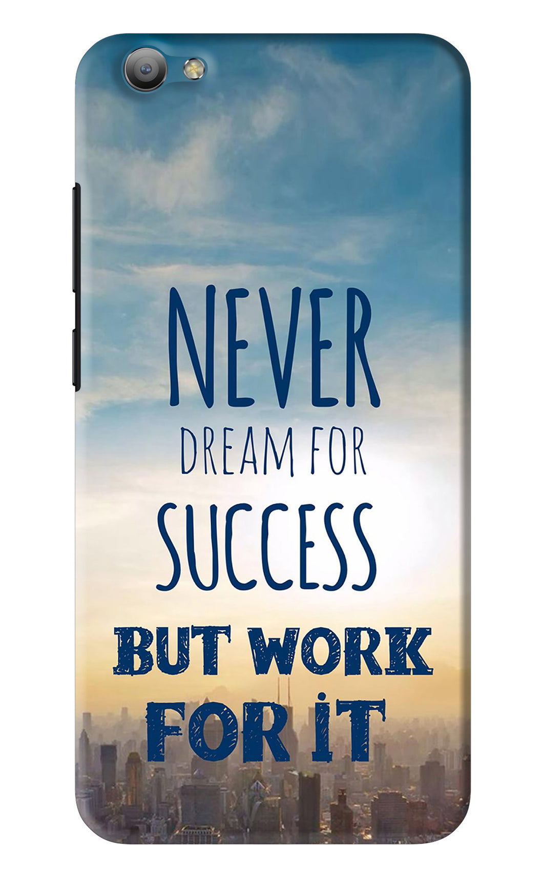 Never Dream For Success But Work For It Vivo V5 Back Skin Wrap