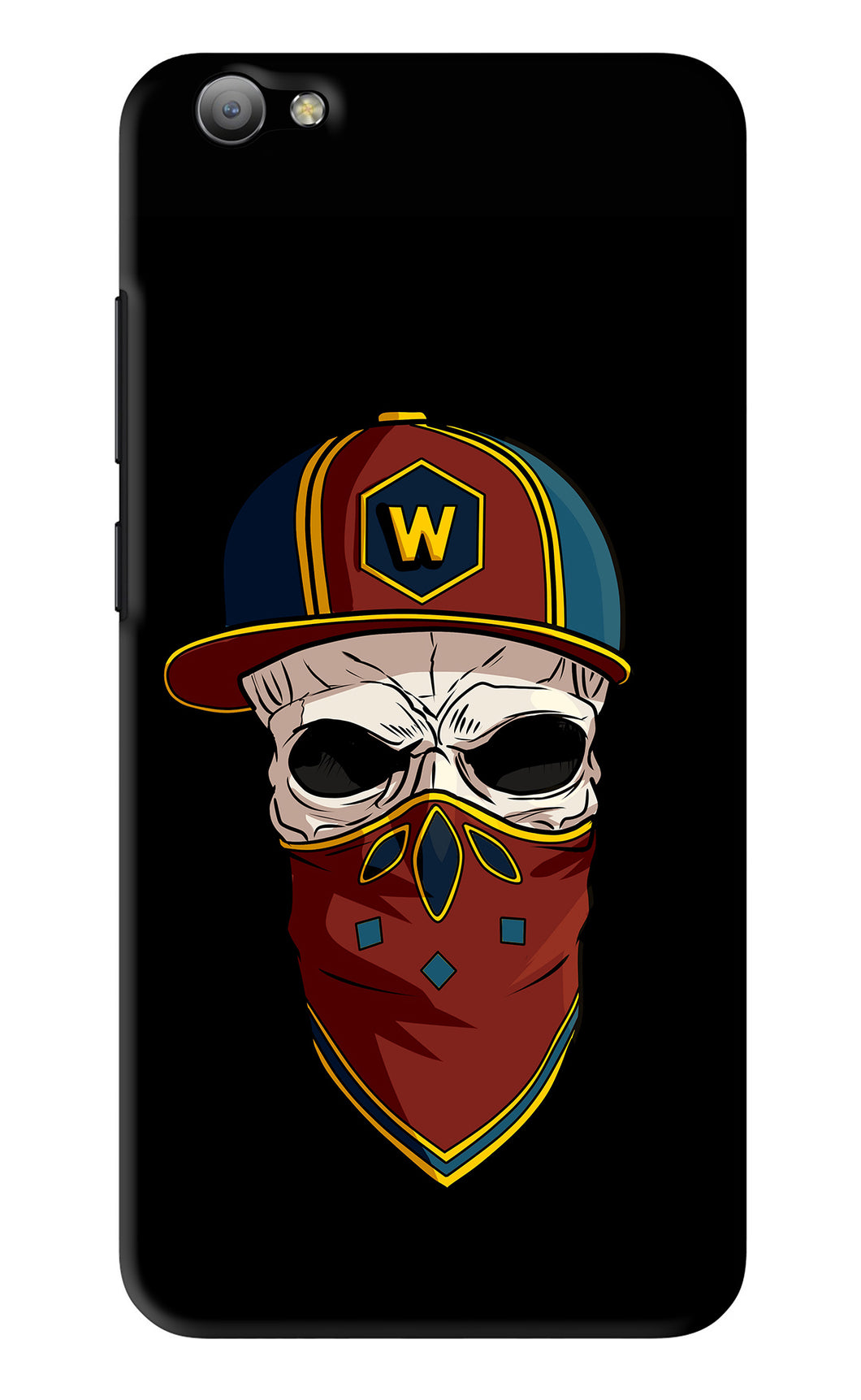 Skull Vivo V5 Back Skin Wrap