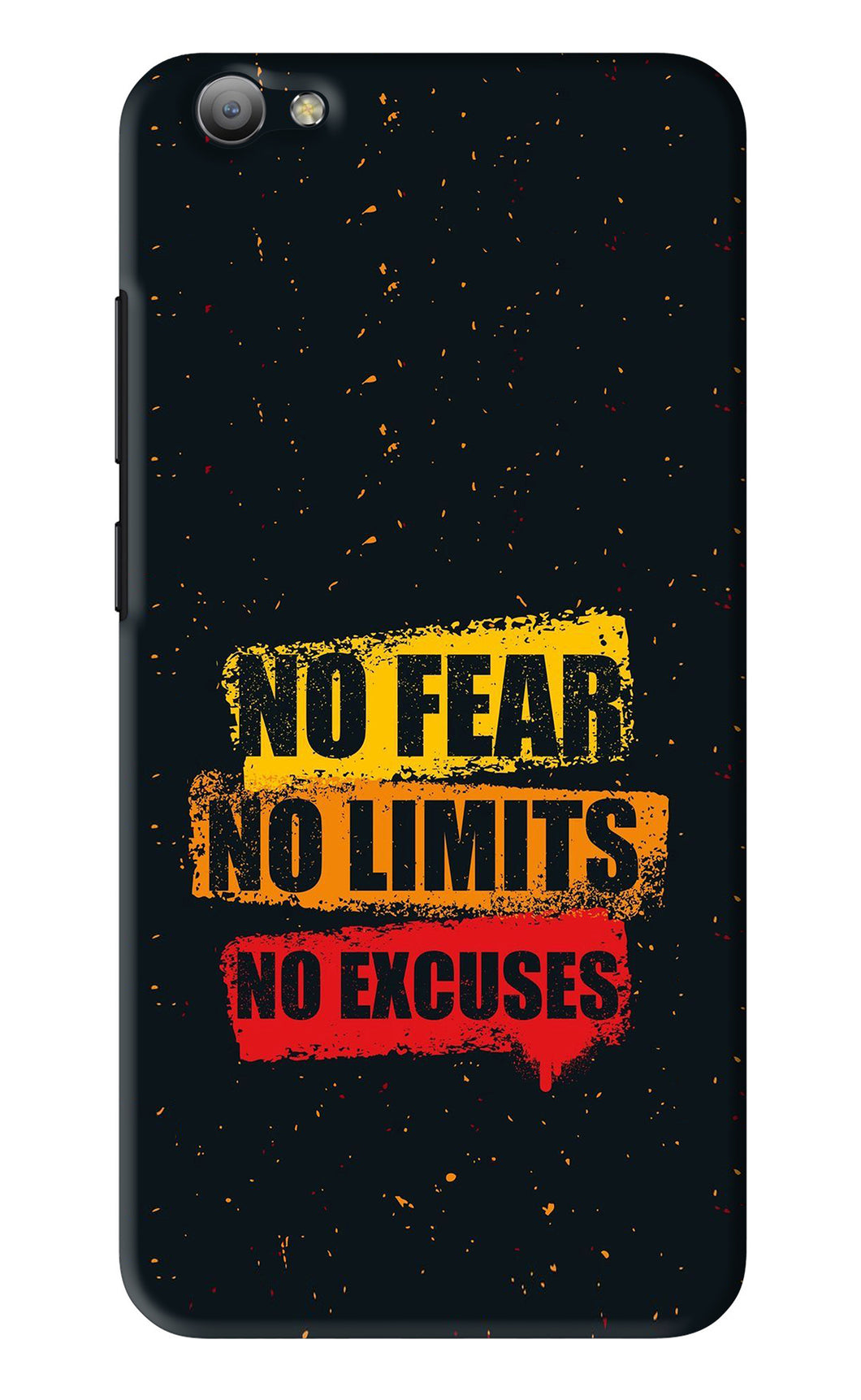 No Fear No Limits No Excuses Vivo V5 Back Skin Wrap
