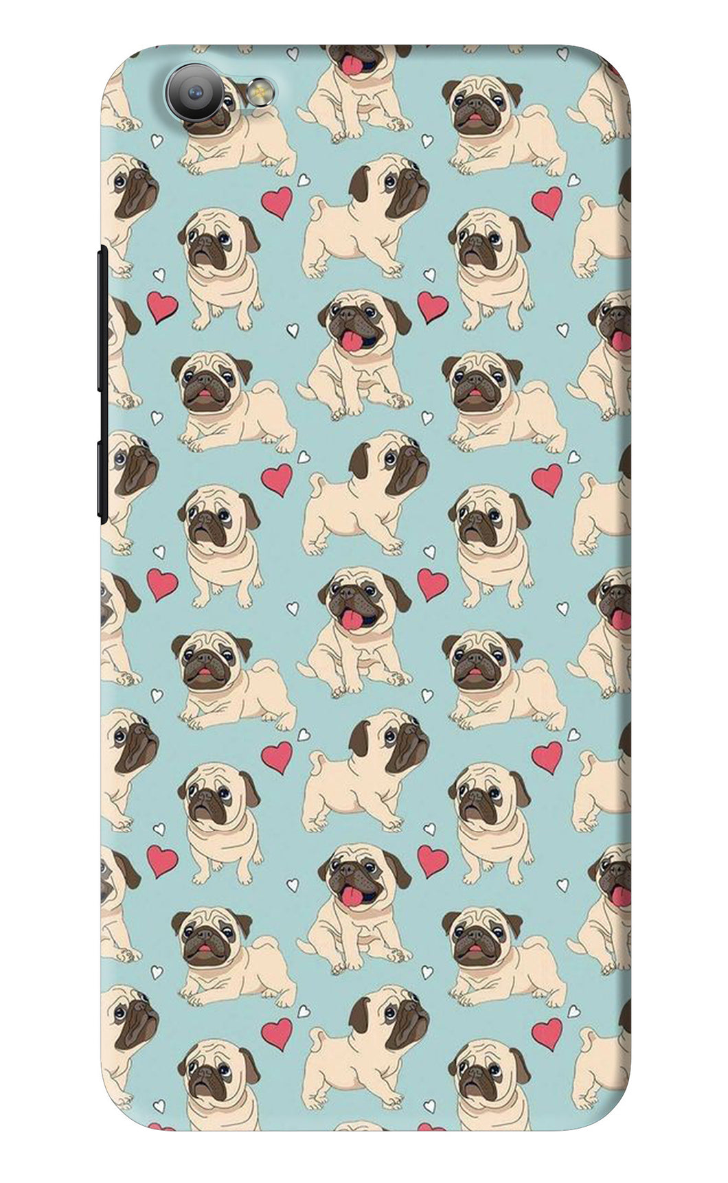 Pug Dog Vivo V5 Back Skin Wrap