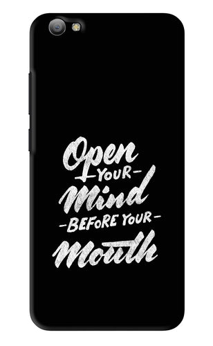 Open Your Mind Before Your Mouth Vivo V5 Back Skin Wrap