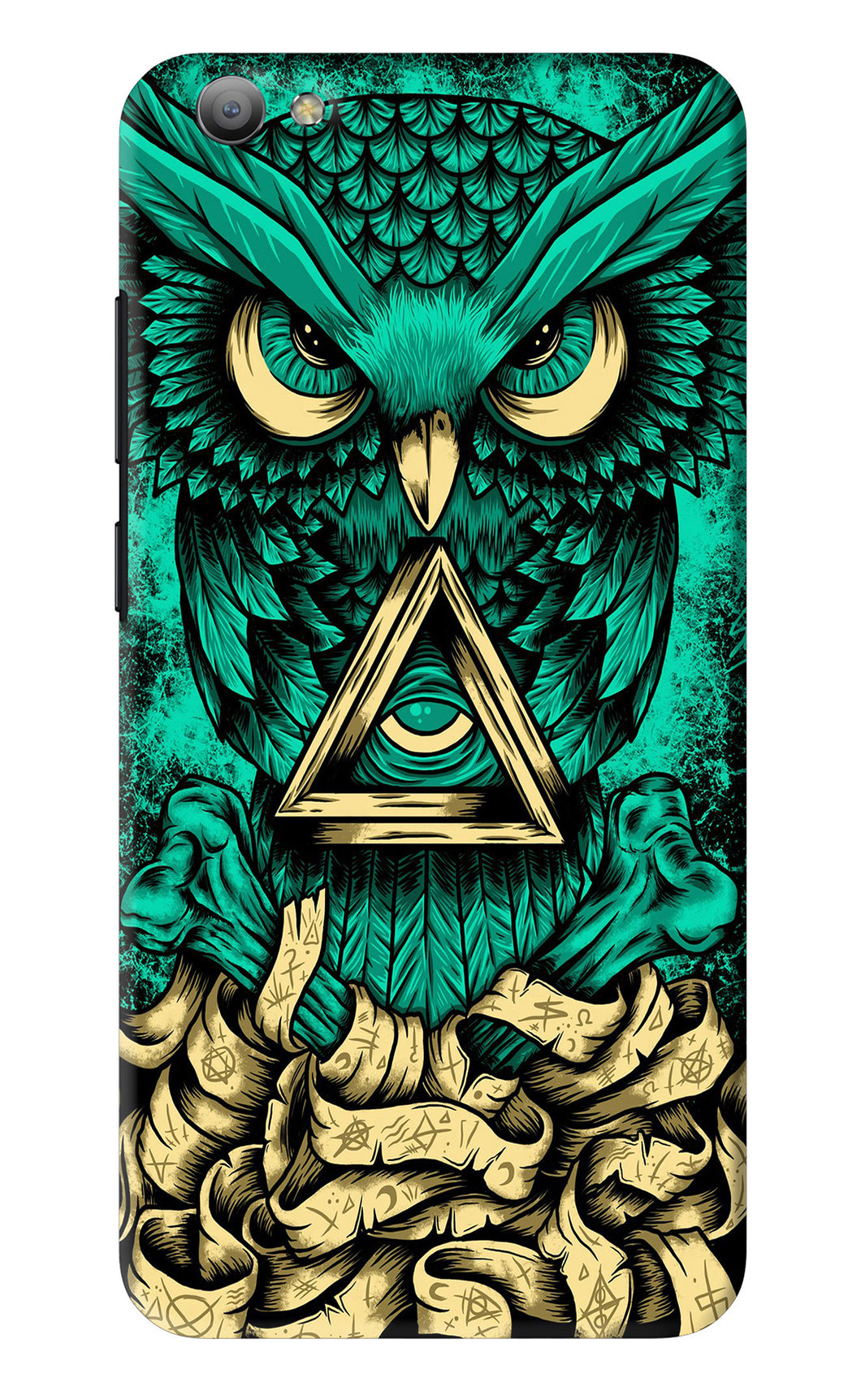 Green Owl Vivo V5 Back Skin Wrap