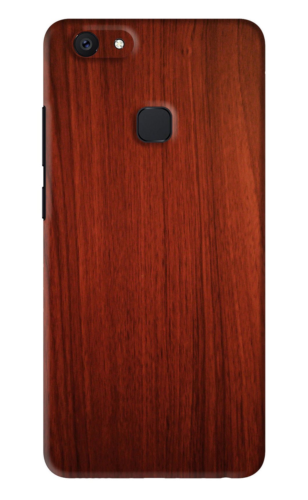 Wooden Plain Pattern Vivo V7 Back Skin Wrap