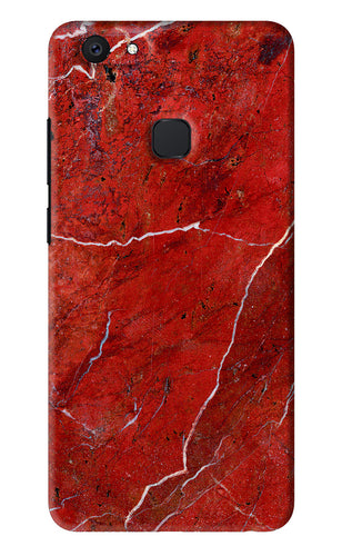 Red Marble Design Vivo V7 Back Skin Wrap