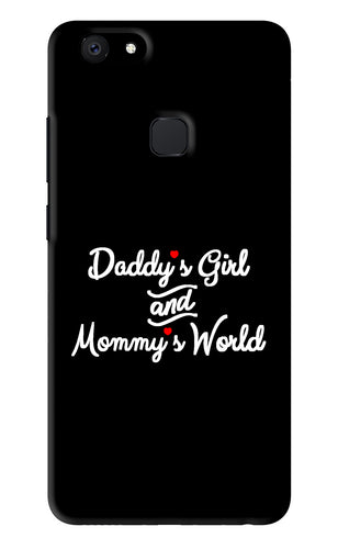 Daddy's Girl and Mommy's World Vivo V7 Back Skin Wrap
