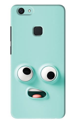 Silly Face Cartoon Vivo V7 Back Skin Wrap