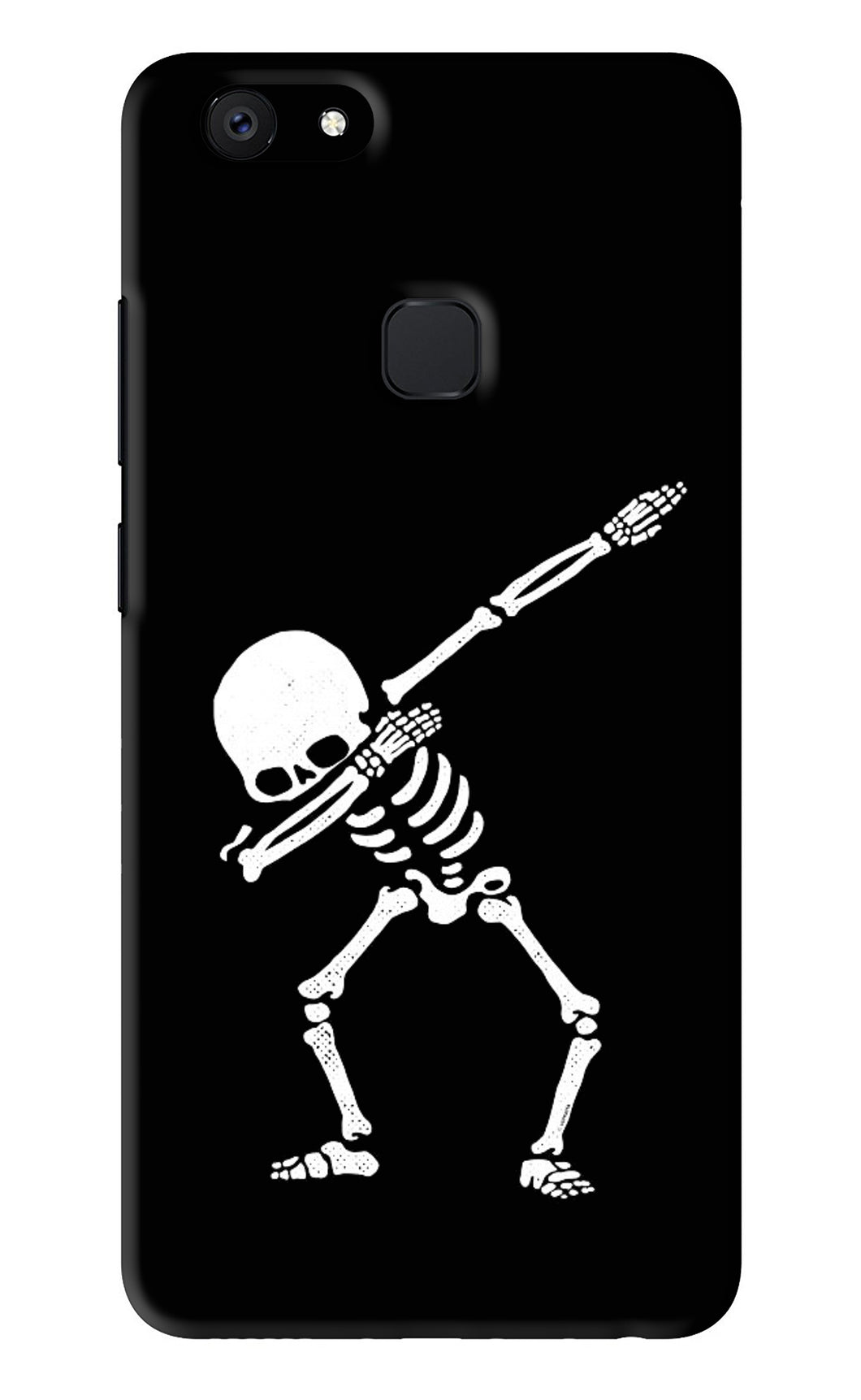 Dabbing Skeleton Art Vivo V7 Plus Back Skin Wrap
