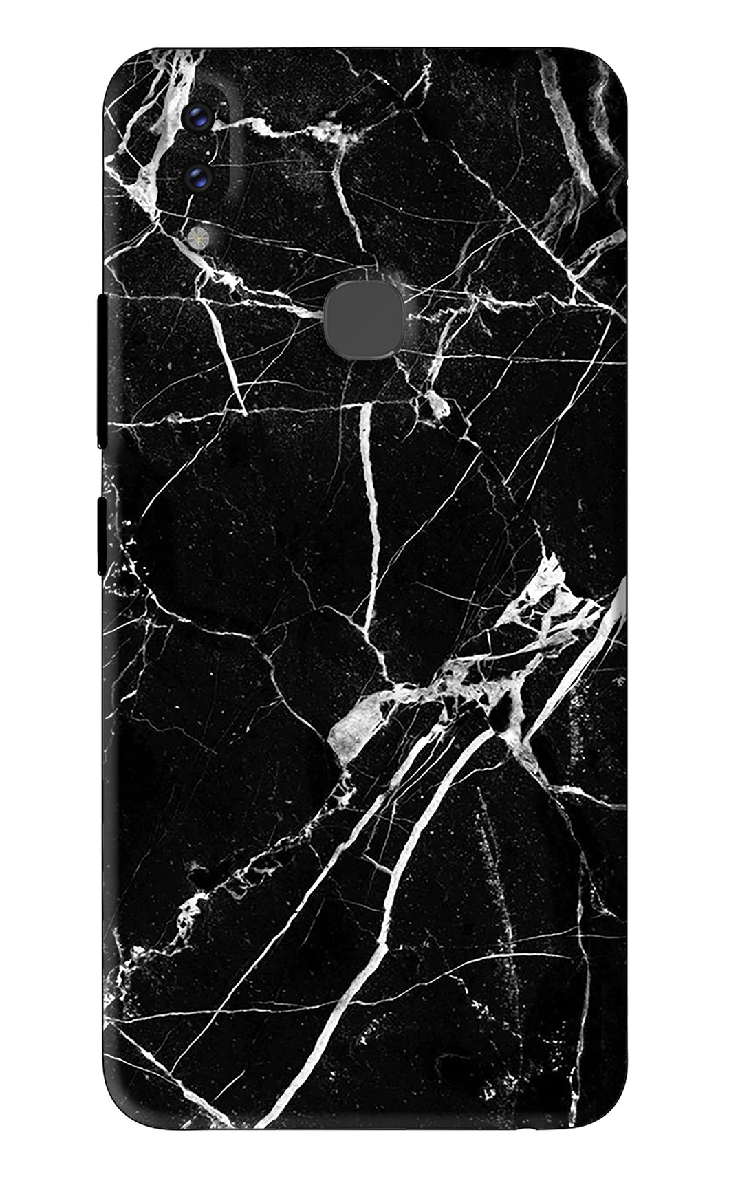 Black Marble Texture 2 Vivo V9 Back Skin Wrap