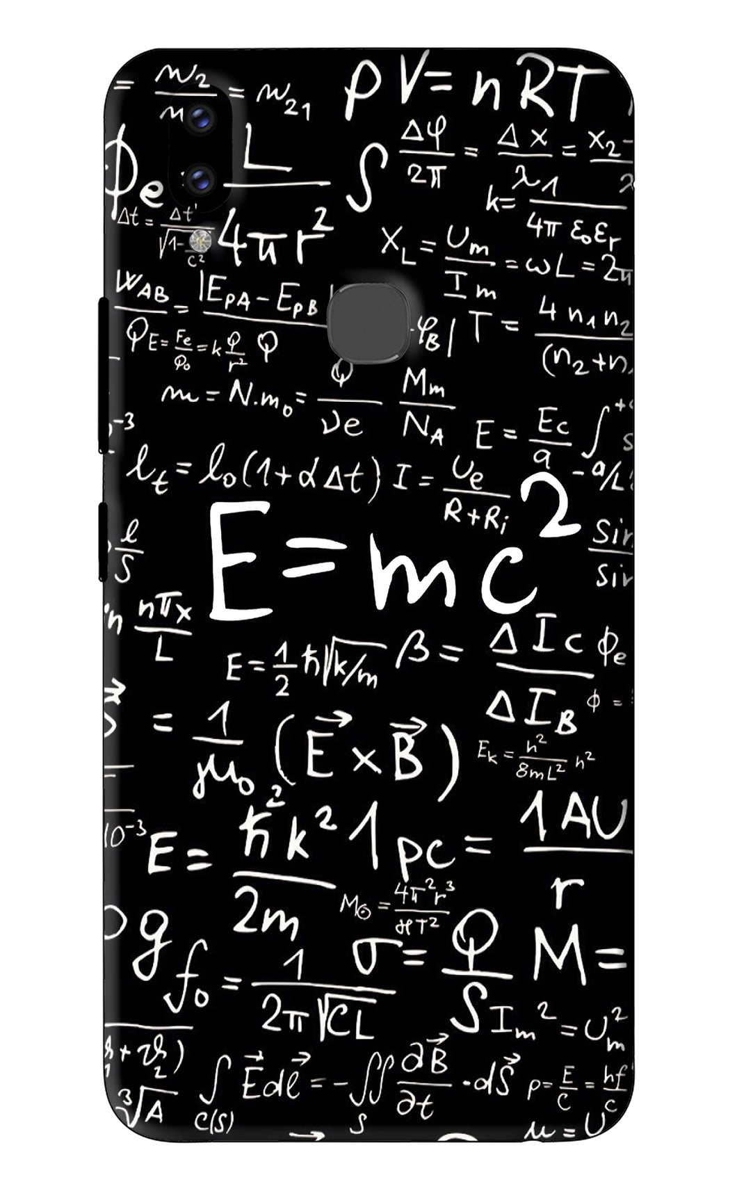 Physics Albert Einstein Formula Vivo V9 Back Skin Wrap