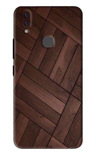 Wooden Texture Design Vivo V9 Back Skin Wrap