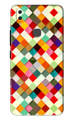 Geometric Abstract Colorful Vivo V9 Back Skin Wrap