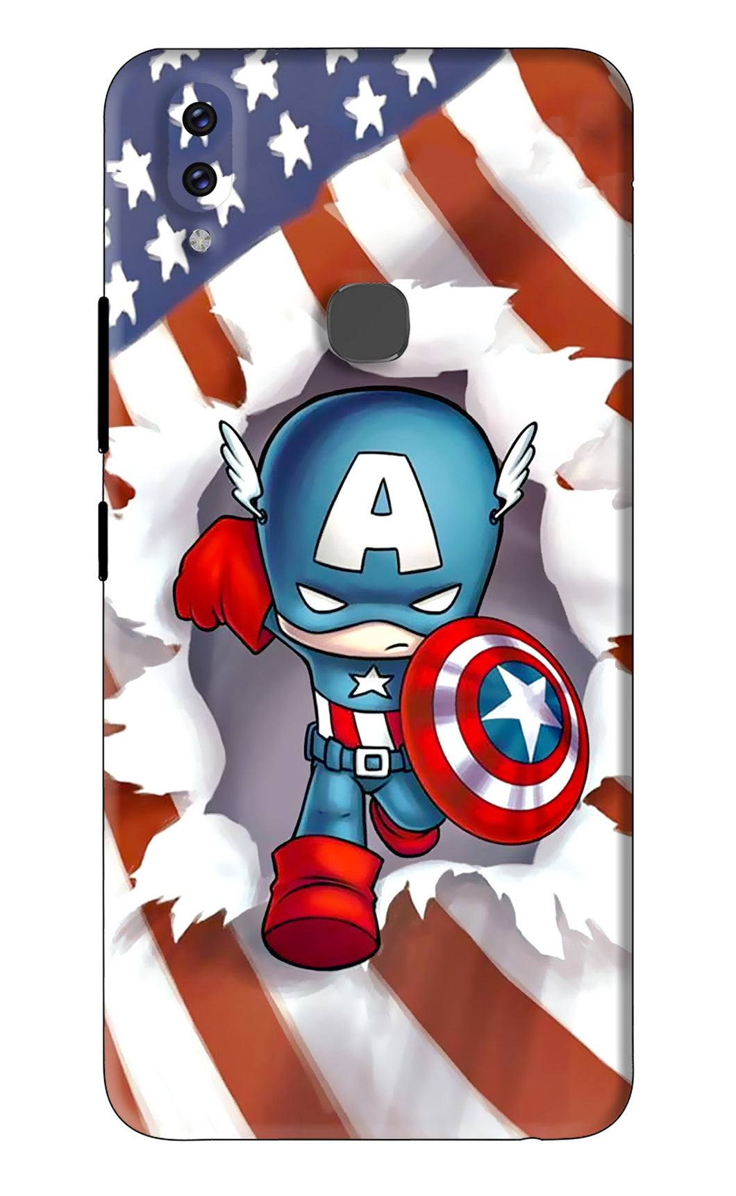 Captain America Vivo V9 Back Skin Wrap