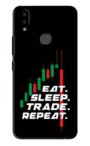 Eat Sleep Trade Repeat Vivo V9 Back Skin Wrap