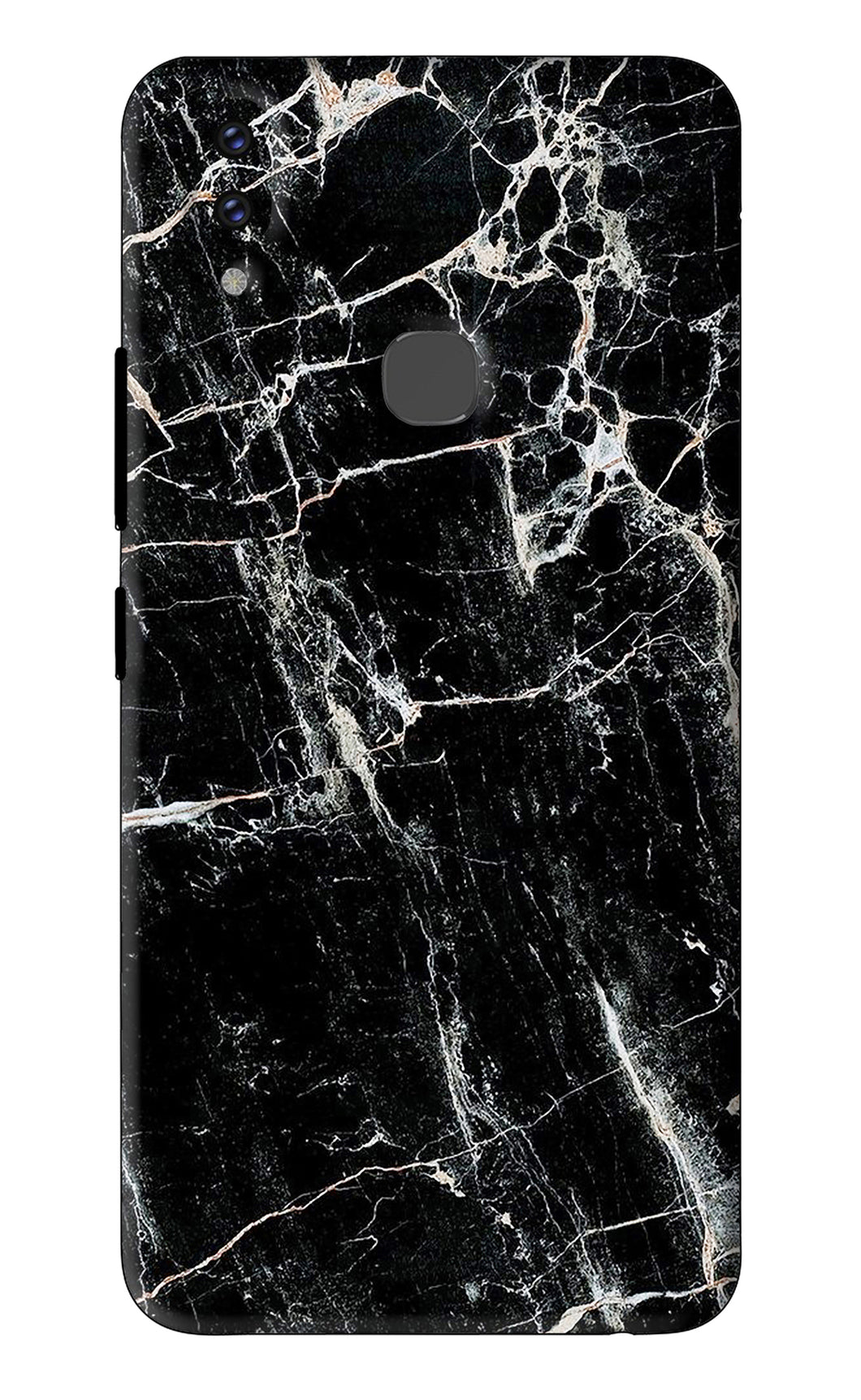 Black Marble Texture 1 Vivo V9 Youth Back Skin Wrap